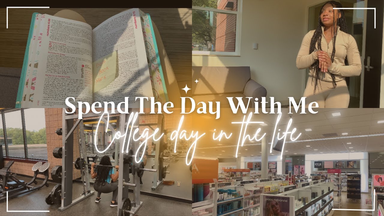 Day in the Life of a College Student - YouTube