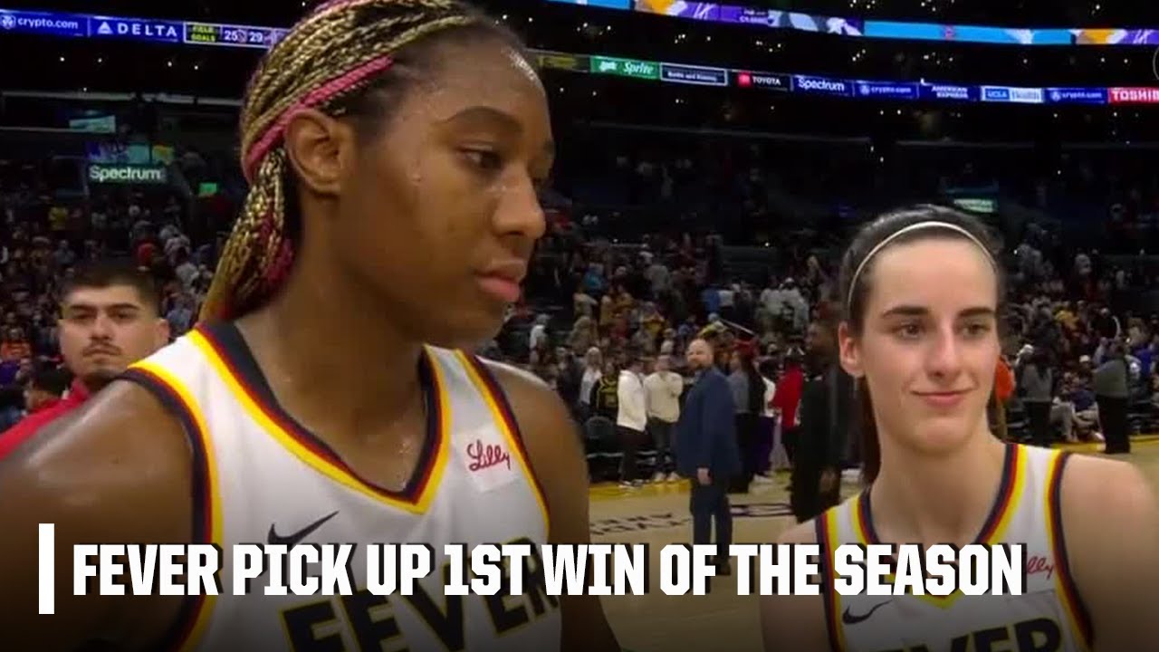 Indiana Fever beat L.A. Sparks, Caitlin Clark's first WNBA win