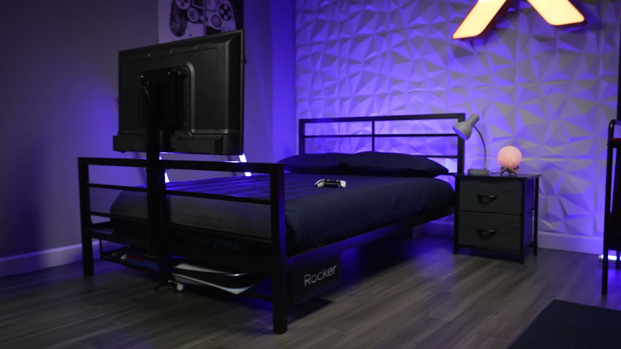 X Rocker Gaming Beds: The Next Level of Gaming Furniture - YouTube