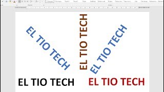 Como Escribir Texto Vertical En Word Youtube