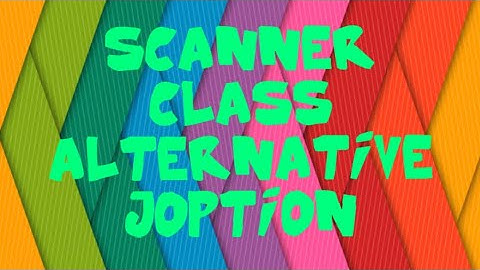 JOptionPane in Java best method to take input and output