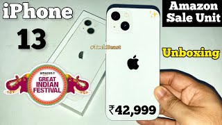 iPhone 13 Amazon Sale Unit Unboxing 2023 | Scam? ₹42,999 *Hindi*