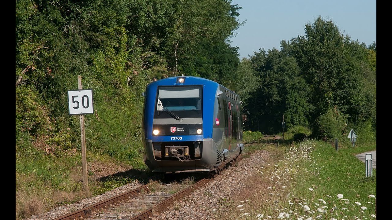 Des trains sur la ligne Busseau - Felletin (23)