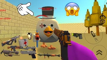 BattleRoyalePvP Chicken Gun Game || Pro VS Hacker || Best Online Games For Android 2022