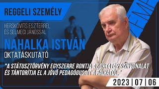 "A státusztörvény bevezetésével a kormány önmaga ellen dolgozik." | Nahalka István a Klubrádióban