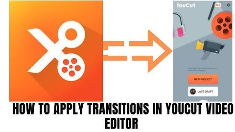 How to apply transitions in YouCut Video Editor