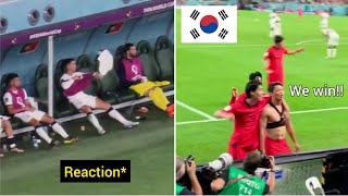 Cristiano Ronaldo reaction to Portugal Vs Korea 🇵🇹🇰🇷😟