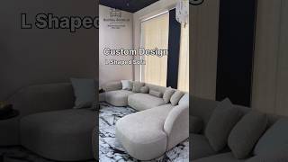 Custom L Shape Sofa | Direct Factory Price 🔥 Solid Wood Frame | BombayDecor.in #premiumfurniture