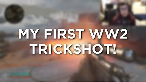 I HIT MY FIRST TRICKSHOT ON WW2!! #R3D
