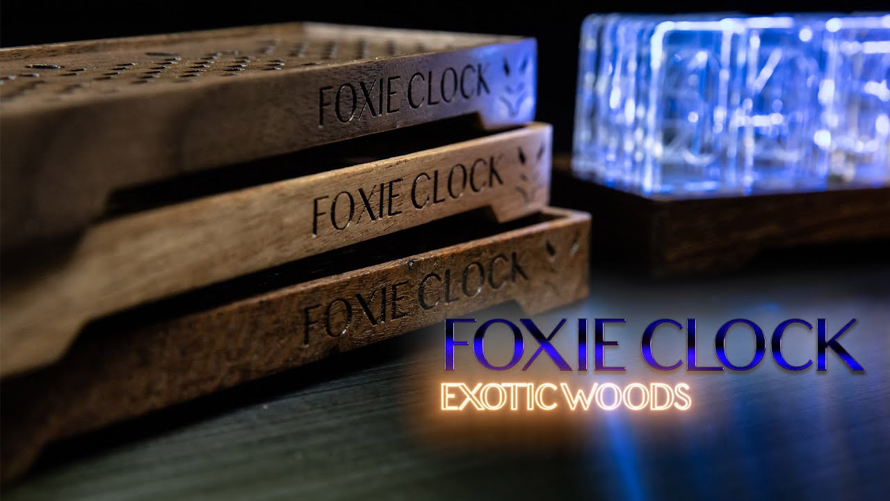 Foxie Clock - Exotic Wood Launch