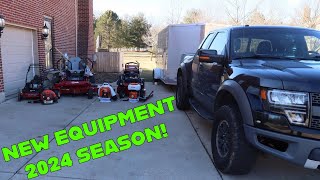 2024 LAWN CARE SETUP (SECOND YEAR) BIG CHANGES!!!
