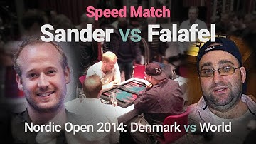 Sander VS Falafel - Speed Match - Nordic Open 2014 - Denmark VS World