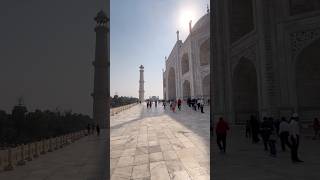 Standing in front of a wonder.” 🕌 #interstellar #tajmahal #tourism #agra