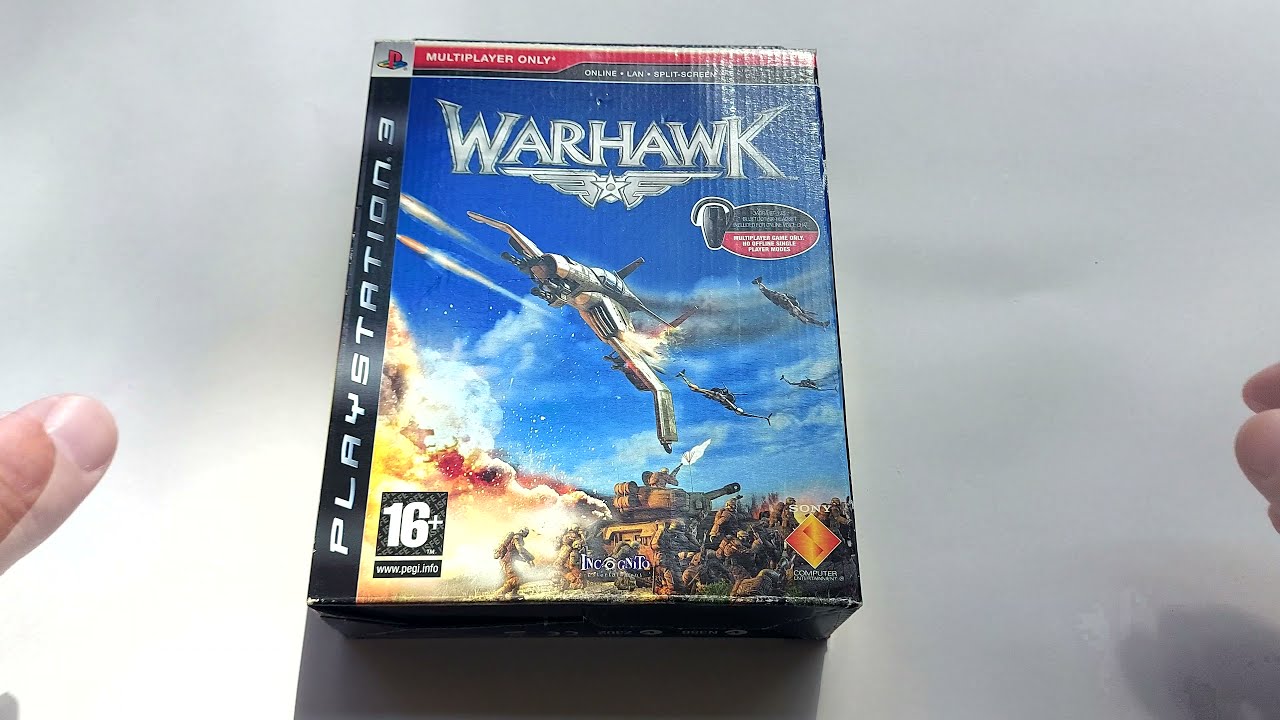 Warhawk Classic Online Multiplayer Videogame MMO Unboxing 🎮🛩️
