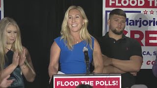 Marjorie Taylor Greene calls out critics, 'elitists' while delivering GOP primary win speech