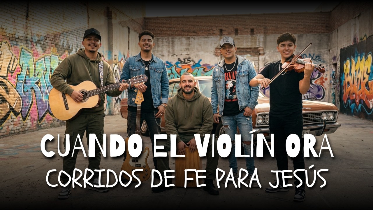 CUANDO EL VIOLÍN ORA | Álbum Completo de Corridos Cristianos con Violín | Corrido Tumbado Cristiano