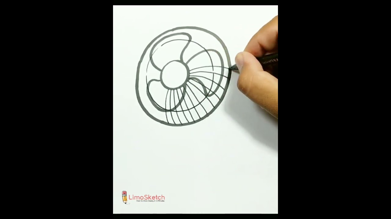 Update 153+ sketch of a fan