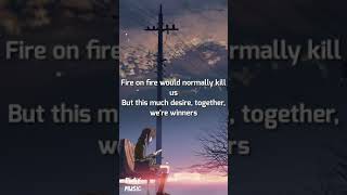 Video thumbnail of "Sam Smith - Fire on Fire (Lyrics)"