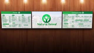 Natural Releaf Menuboard 3 TVs Test