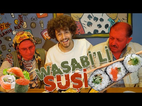 İLK KEZ SUSHİ YEDİK! FULL WASABİ