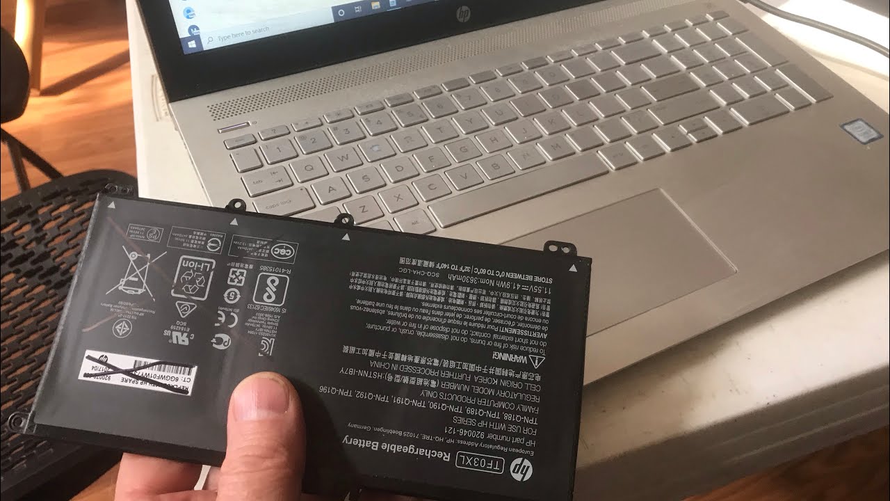 hp “pavilion” laptop BATTERY REPLACEMENT (1500 series 15 cc, 15 ca, 15 cs)  - YouTube