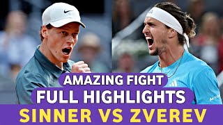 Jannik Sinner vs Alexander Zverev Extreme Encounter Tennis Highlights - Before Madrid 2026