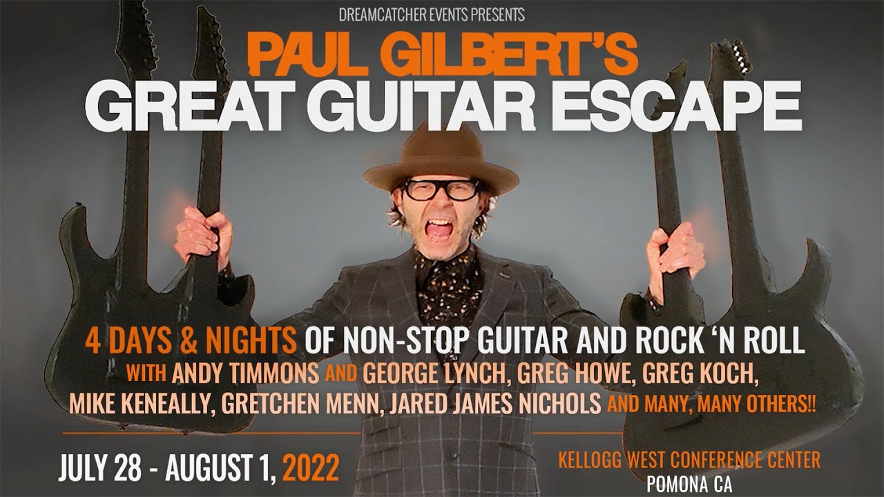 paul gilbert tour 2022