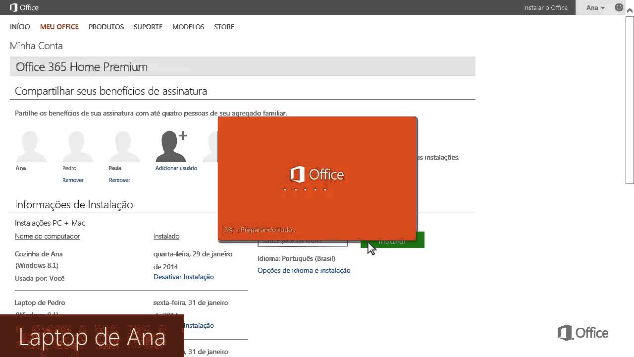 Assinatura do office 365 gratis