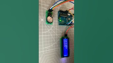 Arduino Uno DS1302 real time clock /CLK-6, DAT-7, RST-8 #lcddisplay #arduino