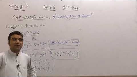Fluid dynamics by sir izhar lecture 2