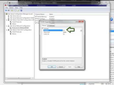 Change SQL Server TCP-IP Port