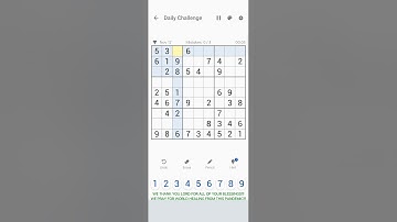 12 NOVEMBER 2021 - SUDOKU DAILY CHALLENGE