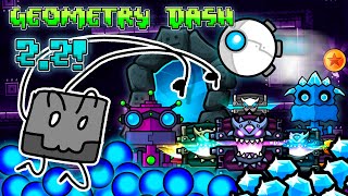 Que Pedo Con La 2.2! | Mi Reacción A Dash, Cofres Y Tiendas | Geometry Dash [2.2]