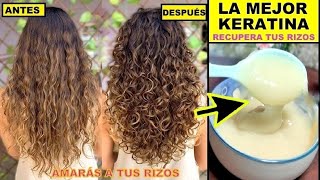 EXTRAORDINARY HOMEMADE KERATIN RECOVERS YOUR SOFT AND DEFINED CURLS and makes your hair grow!💢😍 screenshot 5