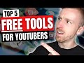 TOP 5 FREE Tools For YouTubers | Thumbnails, Royalty Free Music & Analytics