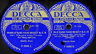 CHARLIE KUNZ PIANO MEDLEY, No. D.110 (1952)