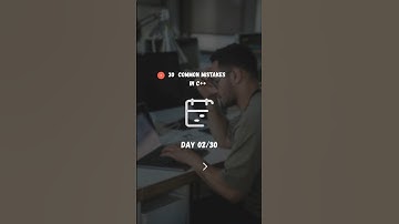 🚫 Day 02 | Common C++ Mistakes You MUST Avoid! #shorts