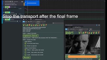 PreSonus Studio One: dub soundtrack on to video using VidPlayVST & VidRenderVST