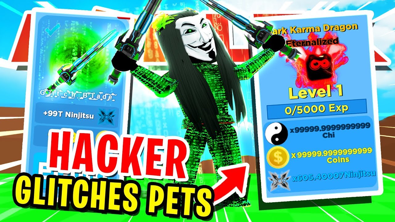 Hacker Joins My Game Gives Me Duplicated Glitched Pets In Roblox Ninja Legends Insane Stats - how to add multiple ranks to roblox game