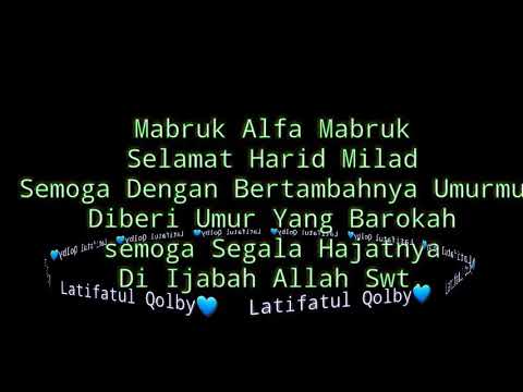  Editing  ucapan selamat milad animasi  bergerak  Keren 