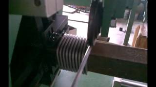 flat wire vertical winding machine for air-core coils & induction coils