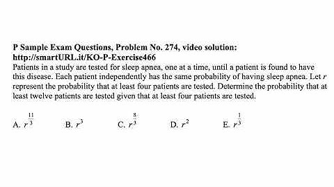 Exam P exercise for July 24, 2020