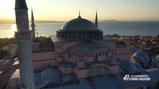 41. Vodafone İstanbul Maratonu Sultanahmet Meydanı Havadan Görüntüleri