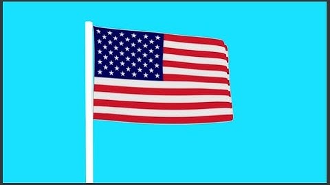 how to make a realistic waving flag of America in the wind in blender 3d v2.76 : spoken tutorial (+)