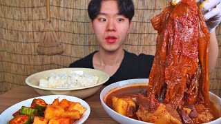 돼지고기김치찜 대접밥! 밥이 계속 들어갑니다 계속...! 먹방 BRAISED PORK KIMCHI KOREAN FOOD ASMR MUKBANG.