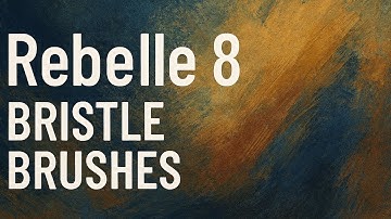 Rebelle 8 Digital Painting Demo | Bristle Brushes, Watercolors & Oils in Action