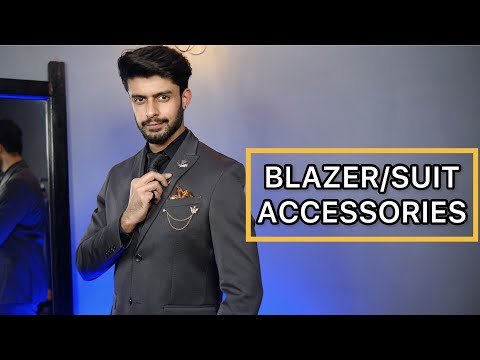 BLAZER / SUIT ACCESSORIES FOR MEN | TIE PIN , POCKET SQUARES , BROOCH ,  LAPEL PIN - YouTube