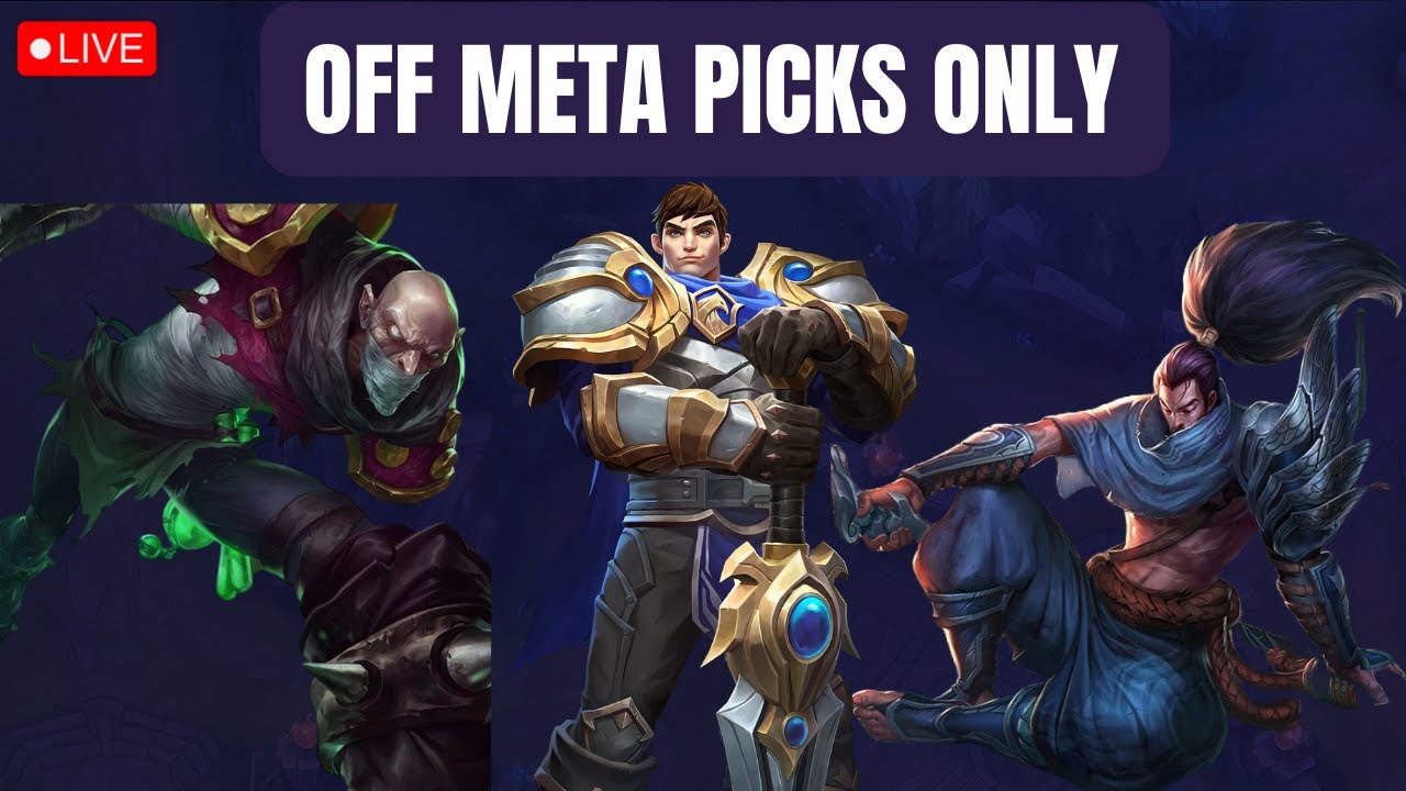 OFF META JUNGLE PICKS ONLY - TAKING REQUESTS