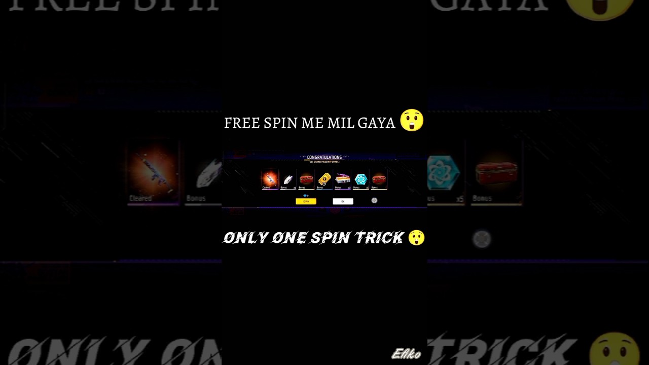 Only One Spin Trick 😲|| one spin me MIL gaya 😲 