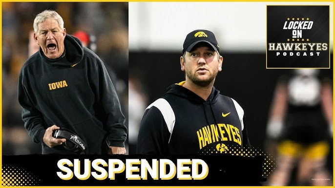 BREAKING: Iowa Football Head Coach Kirk Ferentz Suspended - YouTube